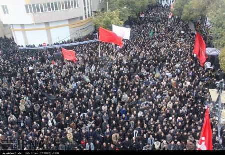 اجتماع بزرگ عزاداران حسینی در تبریز برگزارشد